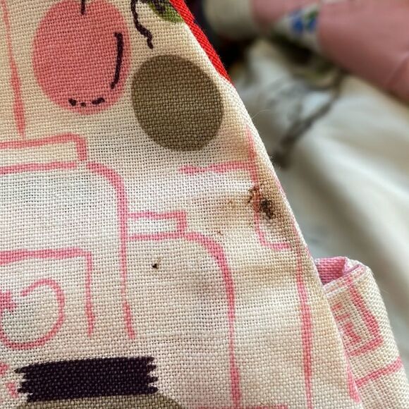 Kitschy Vtg 50s or 60s homemade casserole carrier - Picture 6 of 7